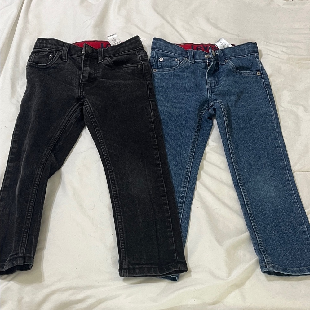 Levi's Little Kids Black Jeans Set